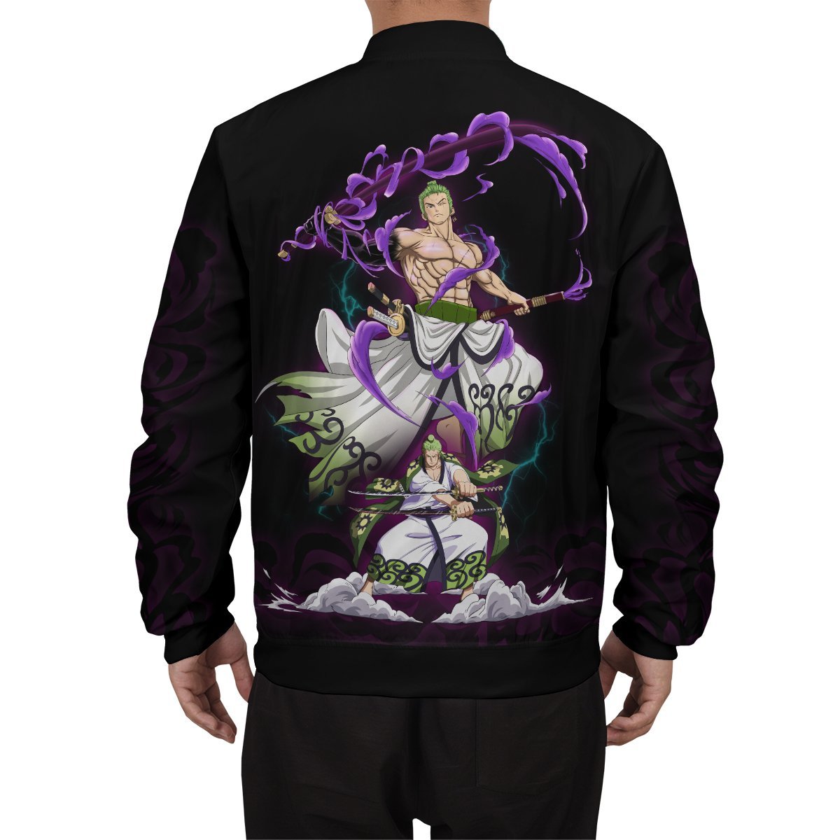 zoro-spirit-bomber-jacket-736518 zoro spirit bomber jacket 736518 - Gear Anime