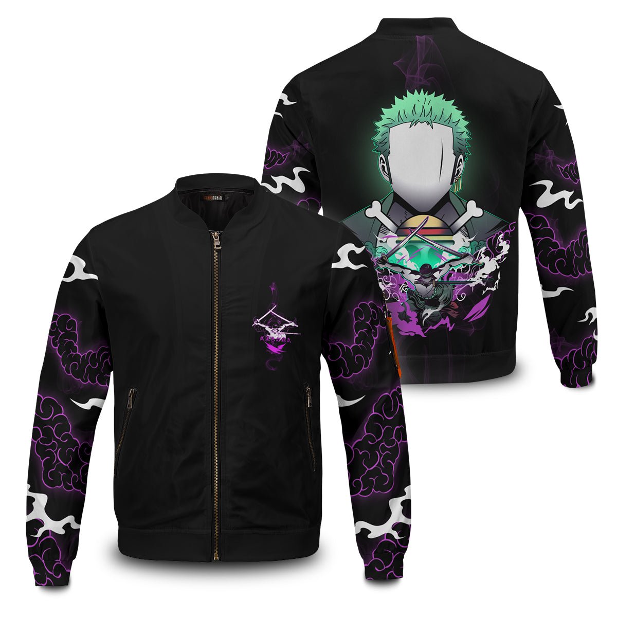 One Piece Jackets - Zoro Spirit V2 Bomber Jacket FH0709 6 - Gear Anime zoro spirit v2 bomber jacket 247047 - Gear Anime