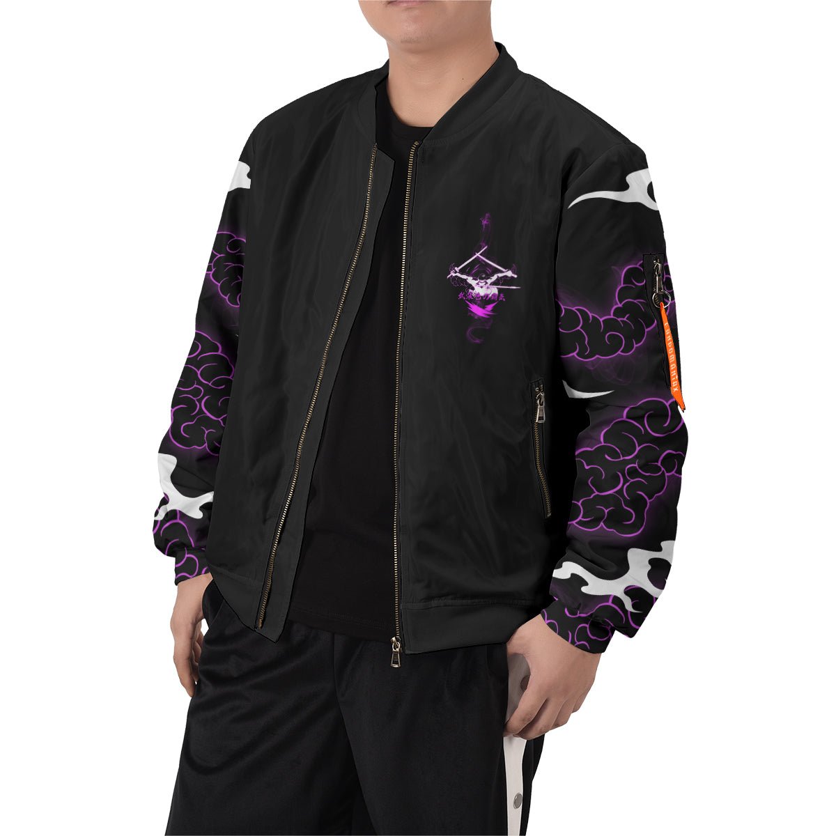 zoro-spirit-v2-bomber-jacket-257703 zoro spirit v2 bomber jacket 257703 - Gear Anime