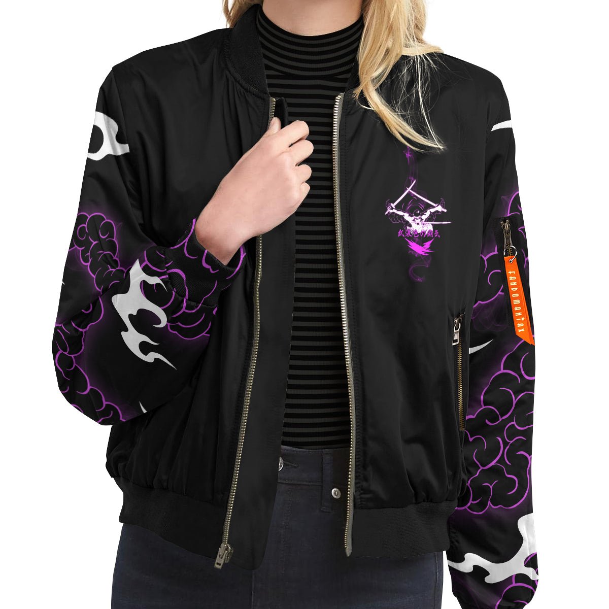 zoro-spirit-v2-bomber-jacket-430424 zoro spirit v2 bomber jacket 430424 - Gear Anime