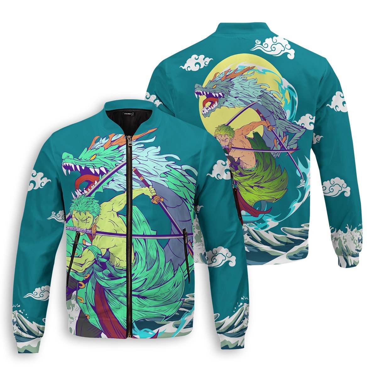 zoro three sword bomber jacket 404676 - Gear Anime
