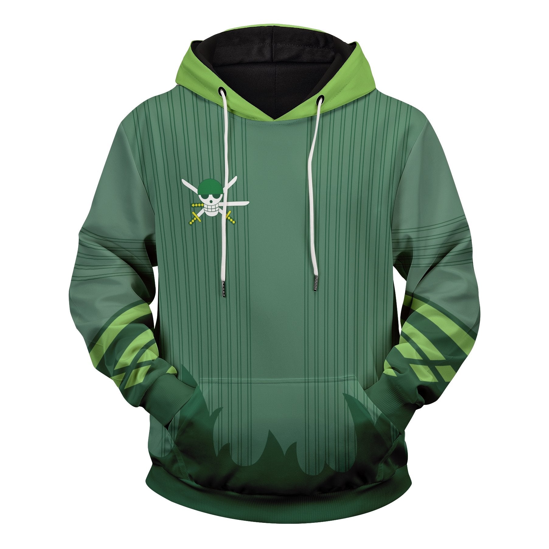 One Piece Hoodies - Zoro Unisex Pullover Hoodie FH0709 11 - Gear Anime zoro unisex pullover hoodie 302796 - Gear Anime